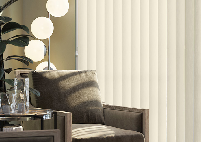 Subtle Grain, Vanilla - Vertical Blind - Image 5